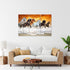 Wandbilder Wohnzimmer XXL Pferde Moderne Bilder Tiere